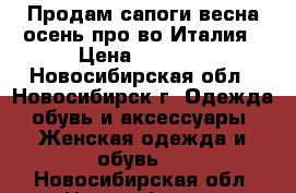 Продам сапоги весна-осень про-во Италия › Цена ­ 4 500 - Новосибирская обл., Новосибирск г. Одежда, обувь и аксессуары » Женская одежда и обувь   . Новосибирская обл.,Новосибирск г.